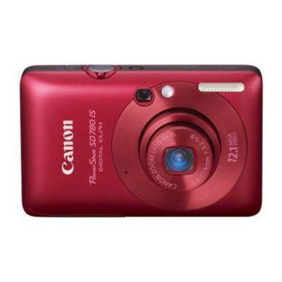 Canon PowerShot SD780 IS 12.1-Megapixel Digital ELPH Digital Camera - Red at ShopHSC.com