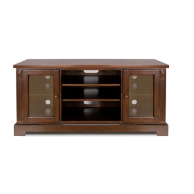 Bell'O 56" Espresso Wood Flat Panel Audio Video System TV Stand