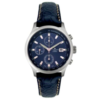 U103454 - Jacques Lemans Men's Geneve Automatic Chronograph Alligator Strap Watch