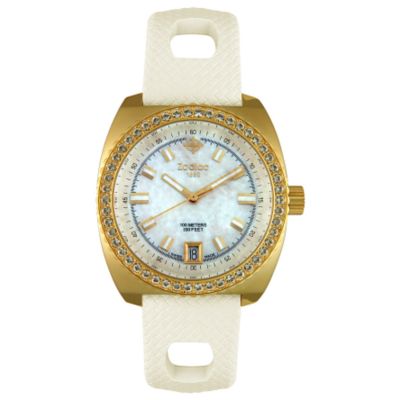 U103706 - Zodiac Woman's Swiss Quartz Speed Dragon Rubber Strap Watch