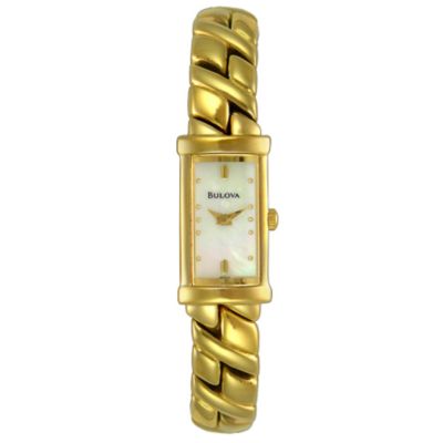 Bulova Women's Mother-of-Pearl Dial & Stainless Steel Watch
