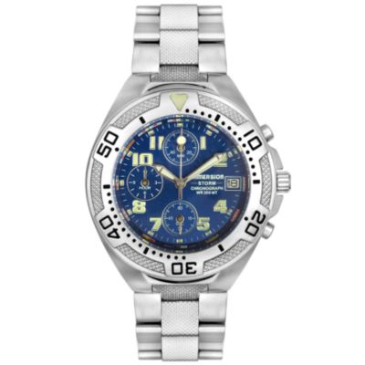 Immersion Women's Storm Chronograph Diving Stainless Steel Watch 
