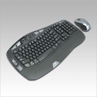 U104022 - Logitech Cordless Desktop Wave Keyboard