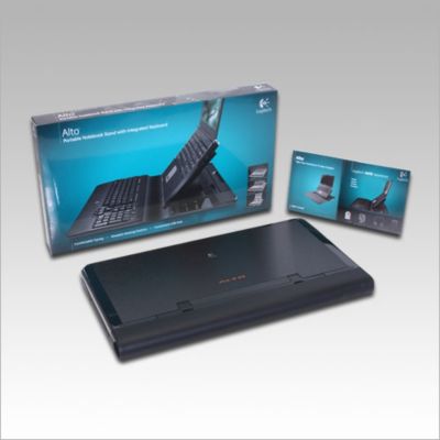 Logitech Alto Portable Notebook Stand w/ Keyboard