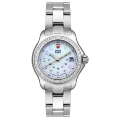 Swiss Army Women's Officer's 1884 Swiss Quartz Diamond Accent Watch