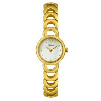 Pulsar Women's Gold-Tone Stainless Steel Bracelet Watch