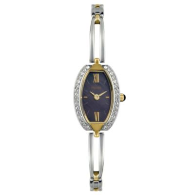 Pulsar Women's Black Mother-of-Pearl Dial w/ Swarovski Crystals Watch