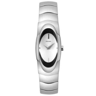 U104574 - Pulsar Women's Casual Silver-Tone Stainless Steel Watch