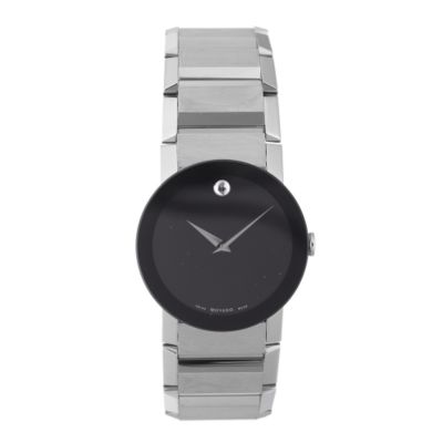 U104946 - Movado Men's Saphire Stainless Steel Bracelet Watch