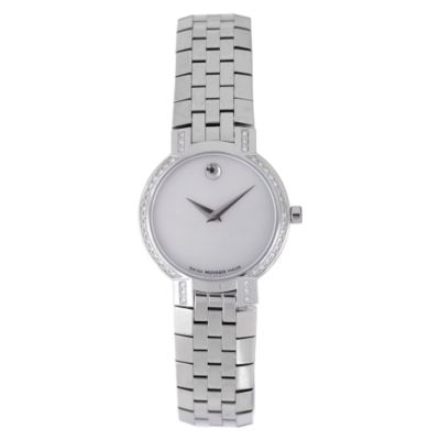 U104947 - Movado Women's Faceto Stainless Steel Bracelet Watch