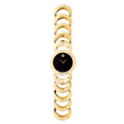 U104953 - Movado Women's Rondiro Gold-Tone Stainless Steel Bracelet Watch