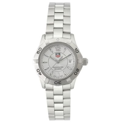 U105059 -  Tag Heuer Women's Aquaracer Silver Dial & Stainless Steel Bracelet Watch 