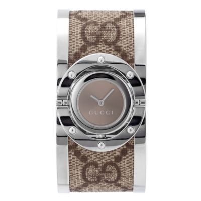 U105089 -  Gucci Women's Twirl Fabric & Stainless Steel Bracelet Watch 