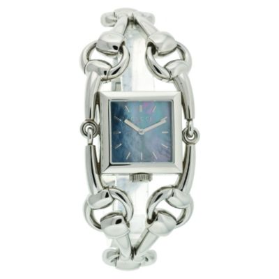 U105104 - Gucci Women's Signoria Mother-of-Pearl & Stainless Steel Bracelet Watch