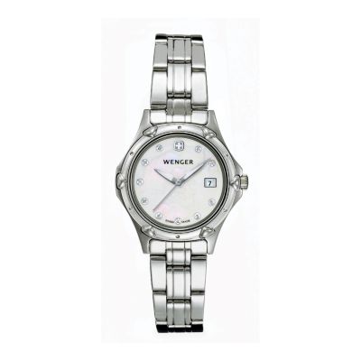 U105279 - Wenger Women's Standard Stainless Steel w/ Swarovski Crystal Watch