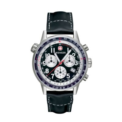 Wenger Men's Swiss Commando SR Silver Sub-Dial Watch