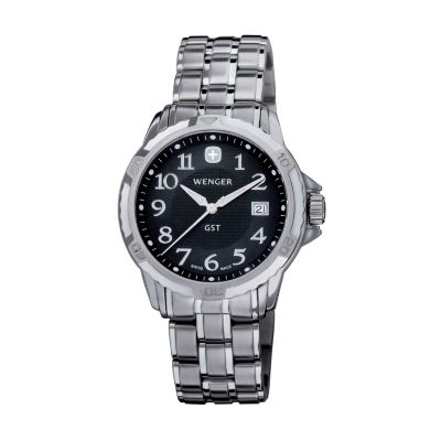 U105364 - Wenger Men's Swiss GST Stainless Steel Watch