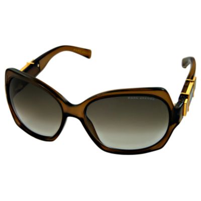 U105749 - Marc Jacobs Women's Brown Crystal & Gray Gradient Aqua Sunglasses