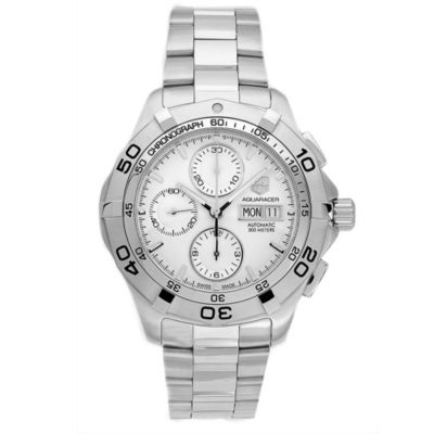 U107721 - Tag Heuer Men's White Dial & Stainless Steel Bracelet Watch