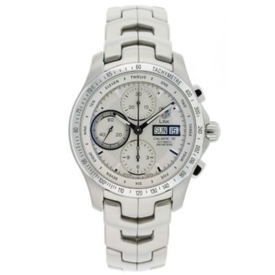 U107729 - Tag Heuer Men's Silver Dial & Stainless Steel Bracelet Watch