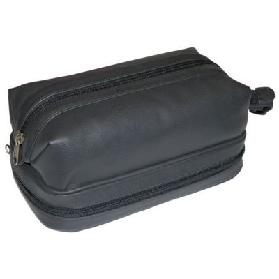 U116012 - Dopp Jumbo Framed Leatherette Travel Case