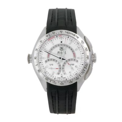 U116352 - Tag Heuer Men's Black Rubber Strap Watch