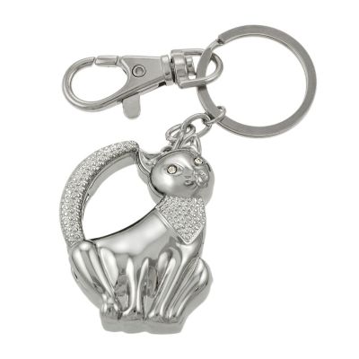 U116679 - Geneva Platinum Women's Quartz Base Metal Keychain Watch