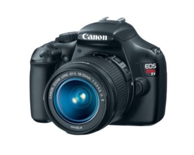 Canon EOS Rebel T3 12.2MP Black Digital Camera