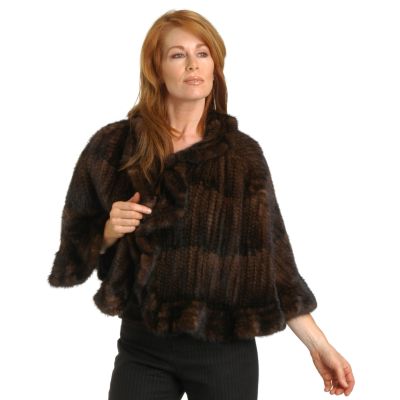 Cedric's Luxe Collection One-of-a-Kind Mink Fur Capelet