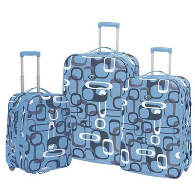 **Web Only** Travelers Club Marseille Collection Geometric-Print Three-Piece Vertical Luggage Set