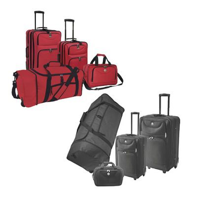 **Web Only** Travelers Club Euro Value Expandable Four-Piece Luggage Set