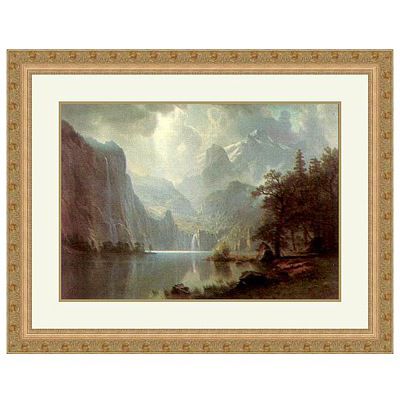 **Web Only** In The Mountains - Framed Art by Albert Bierstadt