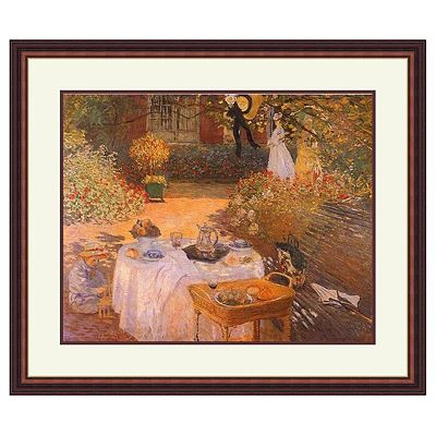 **Web Only** Luncheon In The Garden - Framed Art by Claude Monet