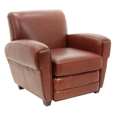"Pierre" Leather Club Chair
