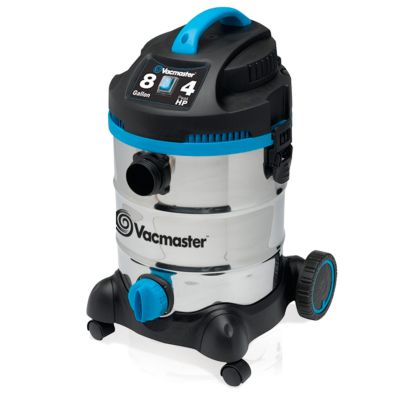 Vacmaster 8 Gallon, 4 HP Stainless Steel Wet/Dry Vacuum