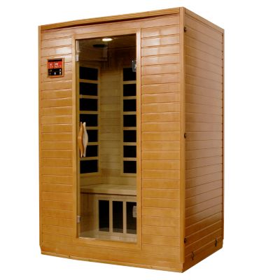 One-Two Person Carbon Infrared Sauna w/ Sun Tech Sauna Ionizer