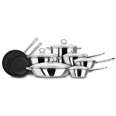 V28961 - Classicor Century 21 Stainless Steel 14-pc Cookware Set