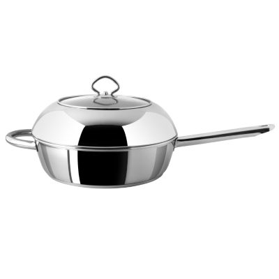 Classicor Stainless Steel 11" 4.4-qt Tapered Chicken Fryer