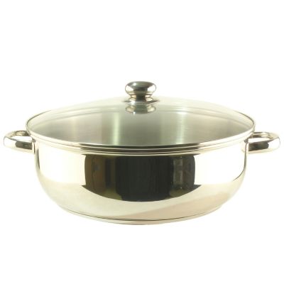 V28986 - Classicor Stainless Steel 10-qt Covered Casserole