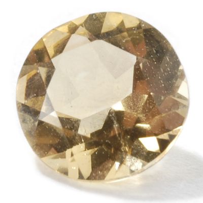 6mm Round Cut 0.80ct Brazilian Imperial Topaz