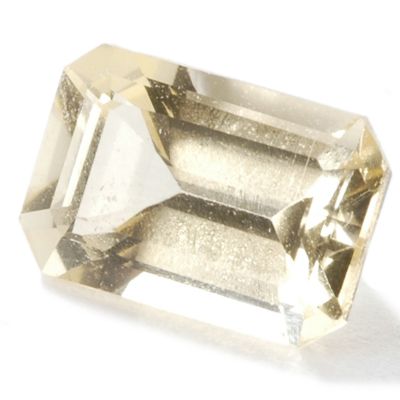 6 x 4mm Emerald Step Cut 0.65ct Brazilian Imperial Topaz
