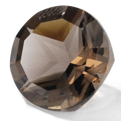 10mm Round Cut 3.40ct Brazilian Smoky Quartz