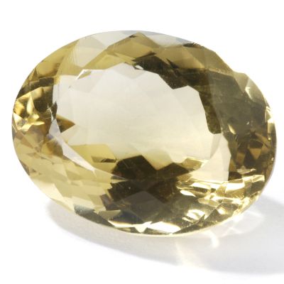 V29037 - 20 x 15mm Oval Cut 17.50ct Brazilian Lemon Citrine