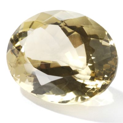 23 x 18mm Oval Cut 27.85ct Brazilian Lemon Citrine