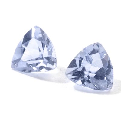 Set of Two 3.5 x 3.5mm Trillion Cut Tanzanite