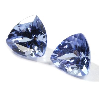 V29097 - Set of Two 5.5 x 5.5mm Trillion Cut Tanzanite