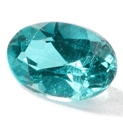 6 x 4mm Oval Cut 0.40ct Blue/Green Apatite