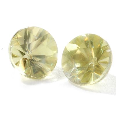 Set of Two 3.5mm Round Cut Sphenes