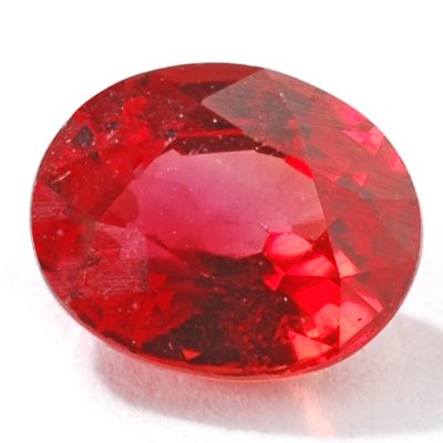 6 x 5mm Oval Cut 0.70ct Red Sapphire (Ruby)