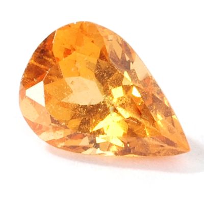 7 x 5mm Pear Cut 0.70ct Mandarin Spessartite Garnet